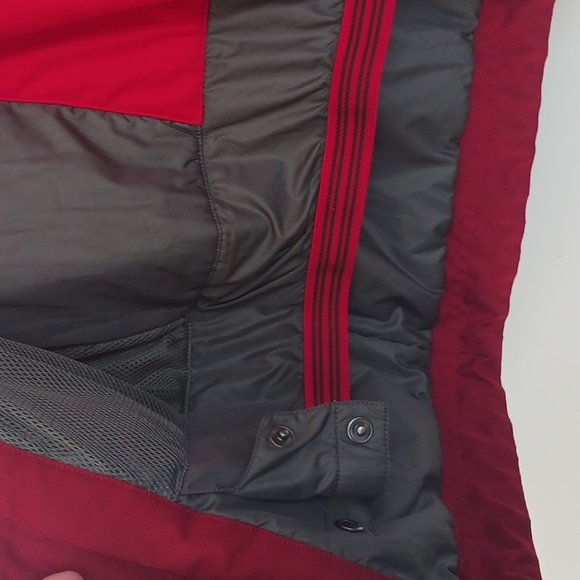 marmont kids red/gray zip up jacket size large - Picture 4 of 7